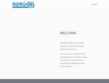 Tablet Screenshot of novogasltd.com